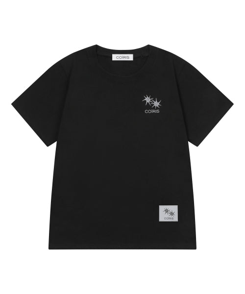 GRAPHIC SHORT SLEEVE TEE - 4 COLORS BLACK