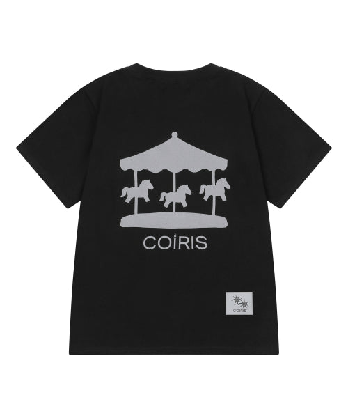 GRAPHIC SHORT SLEEVE TEE - 4 COLORS BLACK