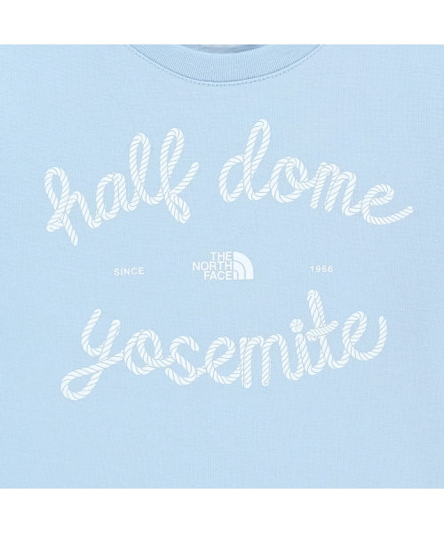 WOMEN'S HALF DOME SHORT SLEEVE TEE LIGHT BLUE