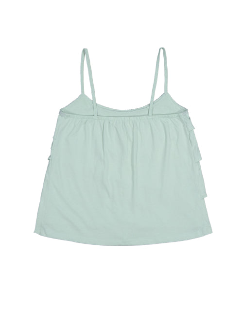 EXPIRED GIRL UNBALANCED FRILL CAMI - 2 COLORS MINT