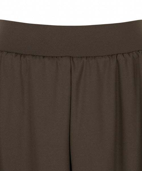 WOMEN 2IN1 A-LINE SETUP SHORTS #NINGNING同款！ - 2 COLORS BROWN