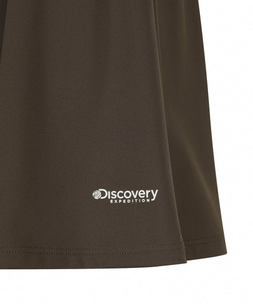 WOMEN 2IN1 A-LINE SETUP SHORTS #NINGNING同款！ - 2 COLORS BROWN