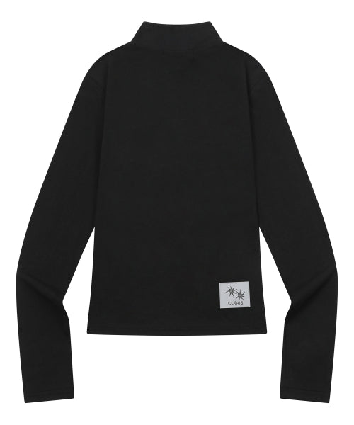 SLIM FIT CROP - 4 COLORS BLACK