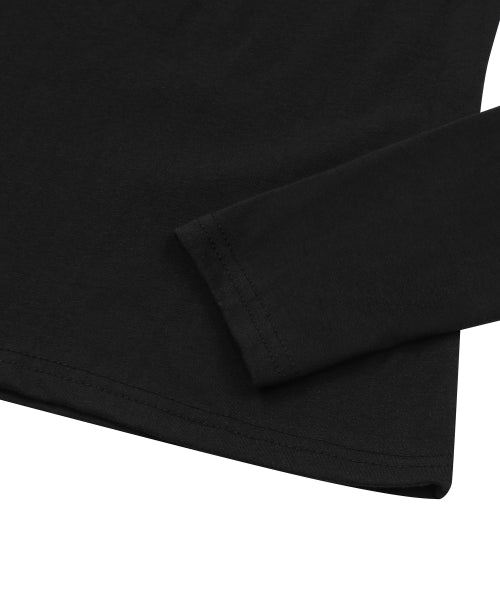SLIM FIT CROP - 4 COLORS BLACK