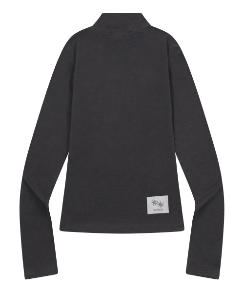 SLIM FIT CROP - 4 COLORS BLACK