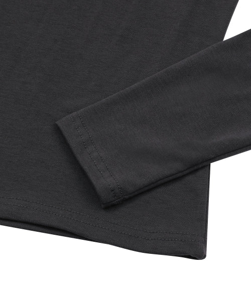 SLIM FIT CROP - 4 COLORS BLACK