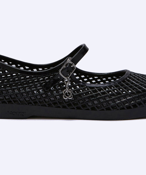 JELLY STRAP SHOES BLACK
