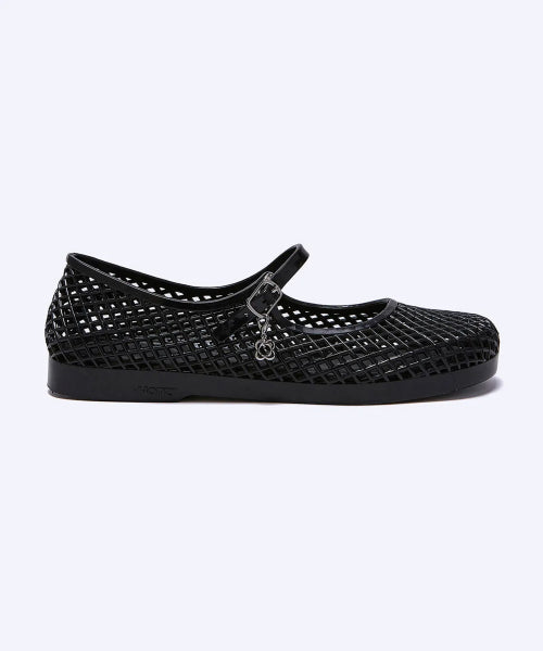 JELLY STRAP SHOES BLACK