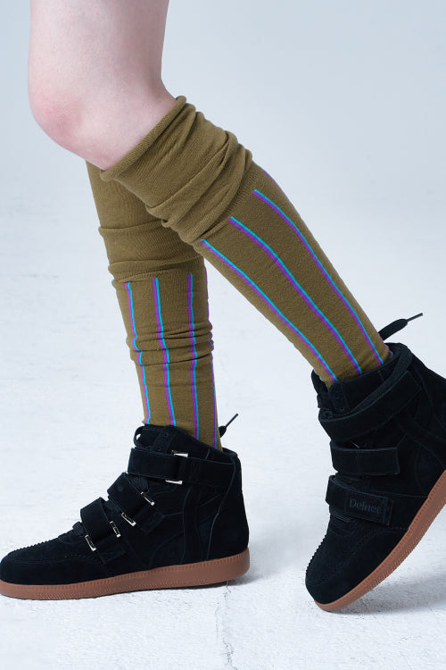HIGH TOP SNEAKERS - 2 COLORS BLACK