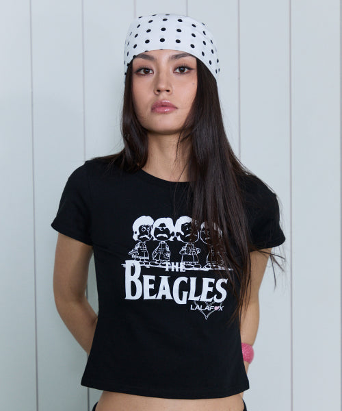 THE BEAGLES T-SHIRT BLACK