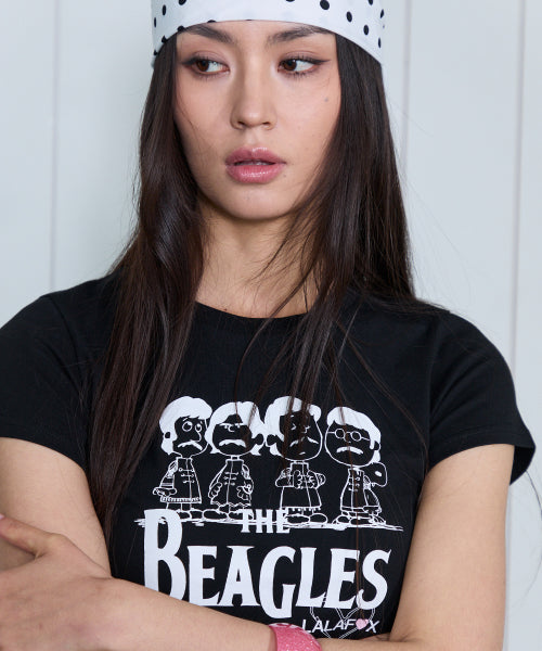 THE BEAGLES T-SHIRT BLACK