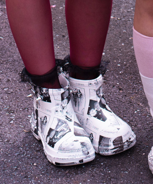 HAYDEN BOOTS - WHITE WHITE