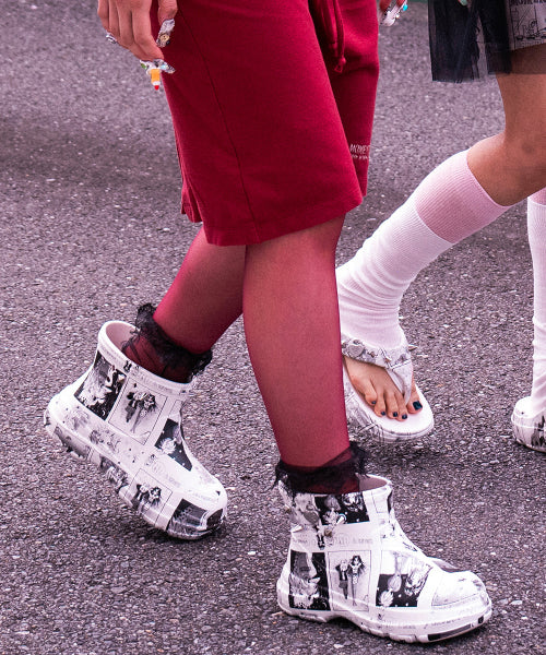 HAYDEN BOOTS - WHITE WHITE