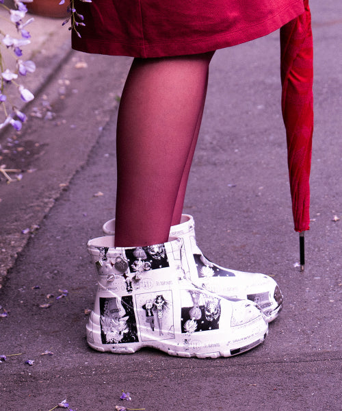 HAYDEN BOOTS - WHITE WHITE