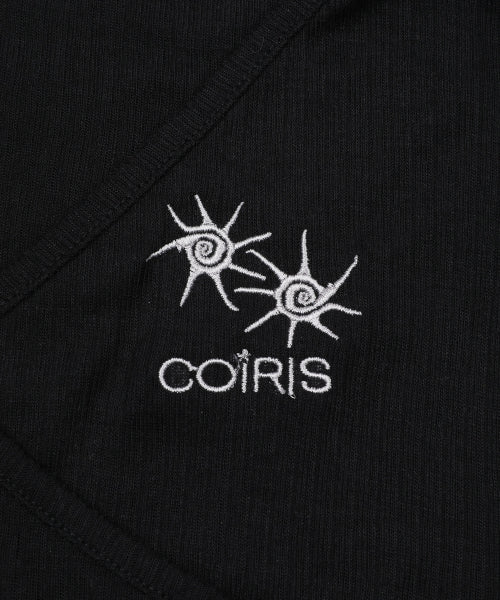 STRAP LONG SLEEVE TEE - 3 COLORS BLACK