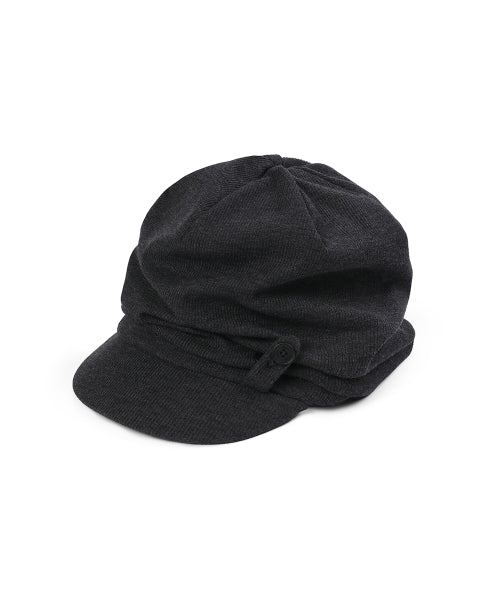 TOKYO SHIRRING TURBAN CAP #REI同款! - 2 COLORS CHARCOAL
