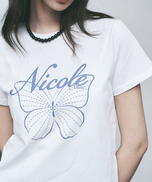 NICOLE BUTTERFLY SLIM TOP #徐睿知同款! - 3 COLORS PURPLE