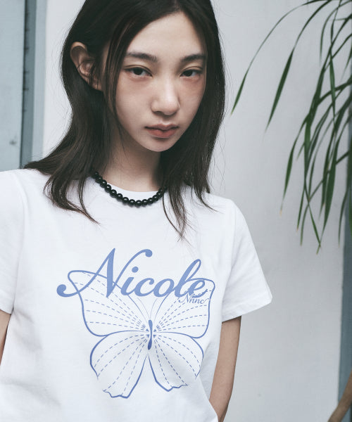 NICOLE BUTTERFLY SLIM TOP #徐睿知同款! - 3 COLORS PURPLE