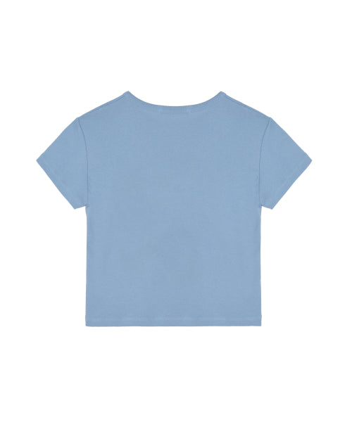ROSE LETTERING CROPPED TOP #徐睿知同款! - 5 COLORS AS SHOWN