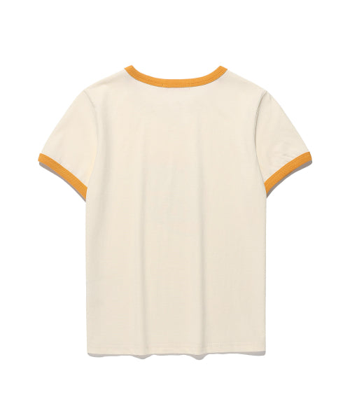 KISS RINGER T-SHIRT CREAM