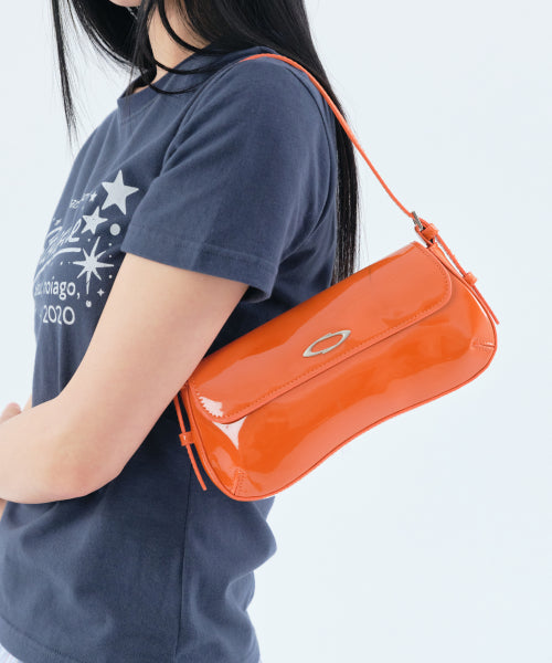 GLOSSY MINI SHOULDER BAG - 4 COLORS RED