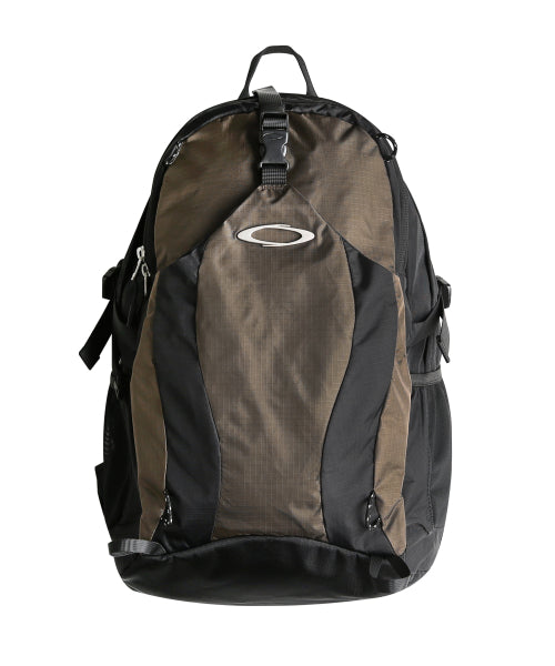NYLON DOUBLE BACKPACK - 3 COLORS BROWN