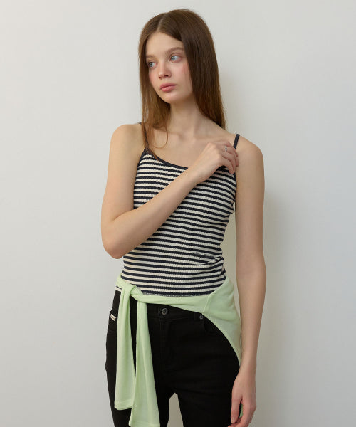JERSEY STRIPE SLEEVELESS