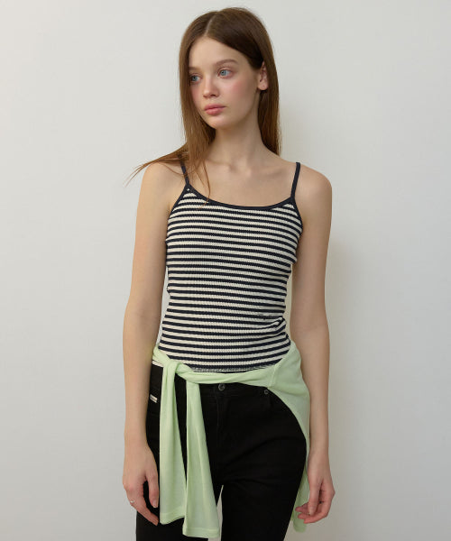 JERSEY STRIPE SLEEVELESS