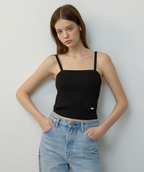 CABLE SLEEVELESS KNIT - 3 COLORS