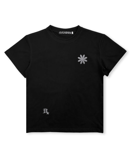 TEE LOGO CROP T-SHIRT - 2 COLORS BLACK