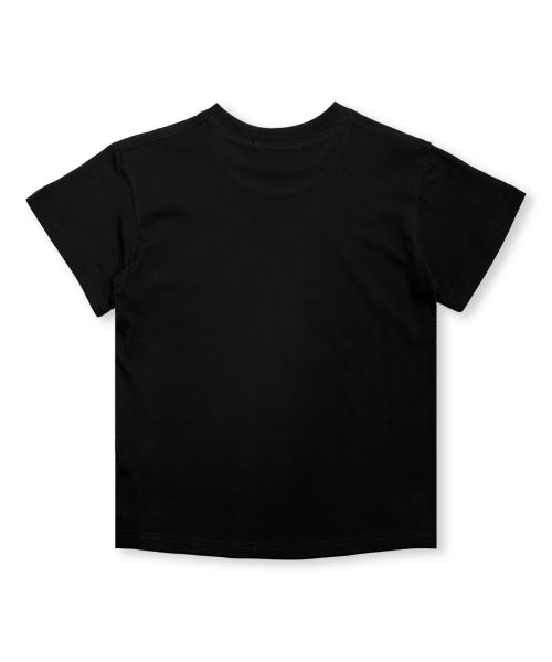 TEE LOGO CROP T-SHIRT - 2 COLORS BLACK