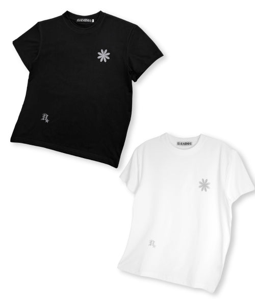 TEE LOGO CROP T-SHIRT - 2 COLORS BLACK