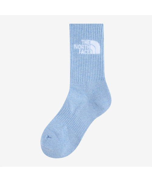 LOGO MID SOCKS BABY BLUE