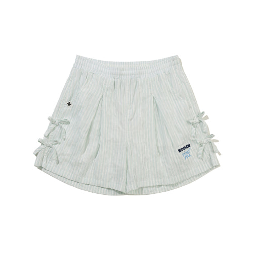 LINEN-LIKE SHORTS - 2 COLORS IVORY