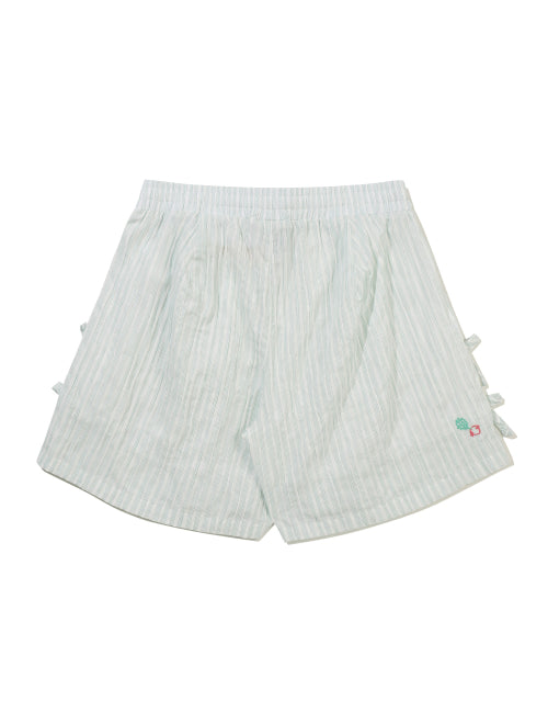 LINEN-LIKE SHORTS - 2 COLORS IVORY