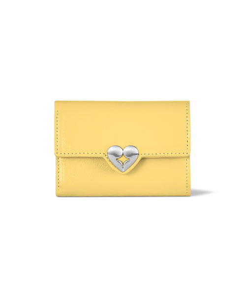 HEARTY FLAP WALLET MARIGOLD AS SHOWN