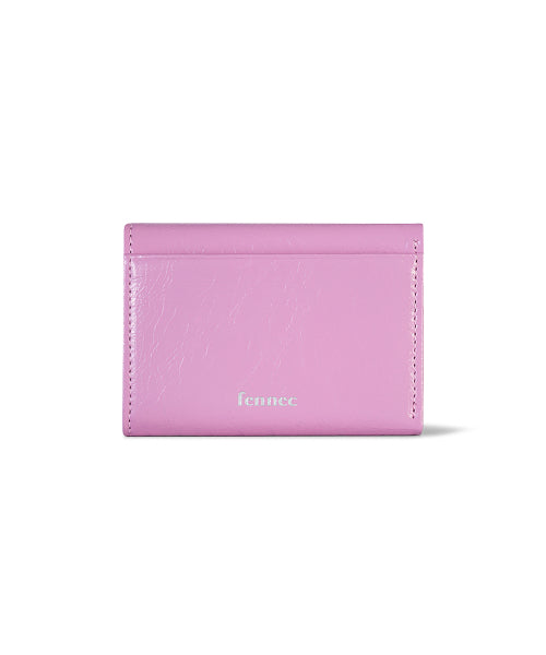 HEARTY FLAP WALLET PISTACHIO - 3 COLORS PINK