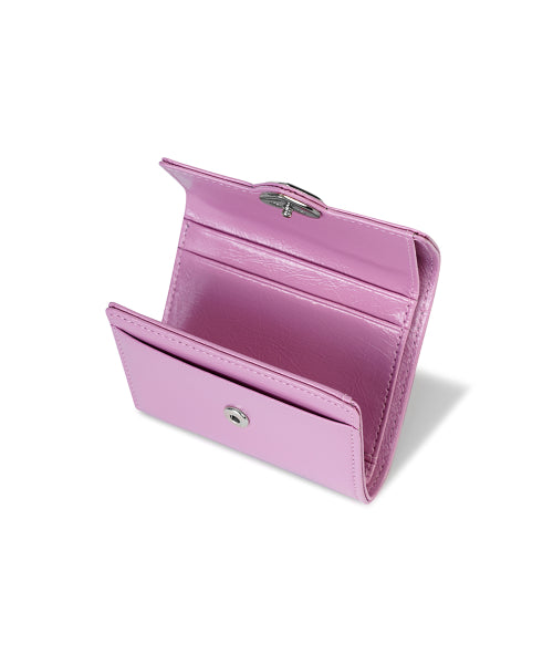 HEARTY FLAP WALLET PISTACHIO - 3 COLORS PINK