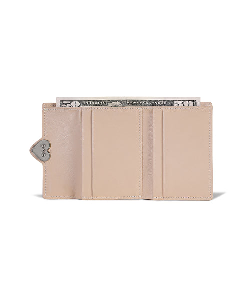 HEARTY FLAP WALLET LEOPARD BLOSSOM AS SHOWN
