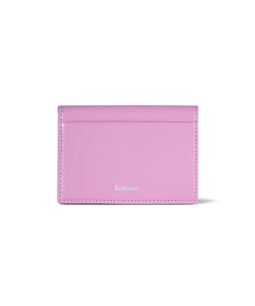 CRINKLE TRIANGLE ACCORDION POCKET LILAC PINK