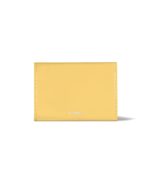 CRINKLE TRIANGLE TRIPLE WALLET MARIGOLD AS SHOWN