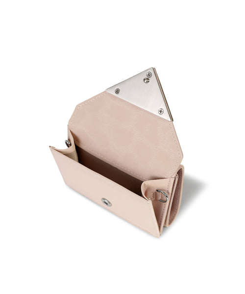 TRIANGLE TRIPLE WALLET LEOPARD BLOSSOM AS SHOWN