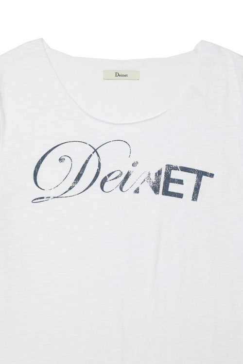 OFF SHOULDER GRAPHIC T SHIRT - 2 COLORS WHITE