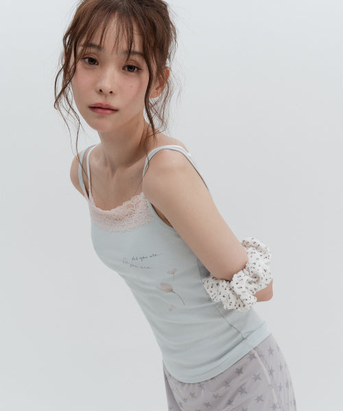 FLOWER LACE SLEEVELESS AS SHOWN