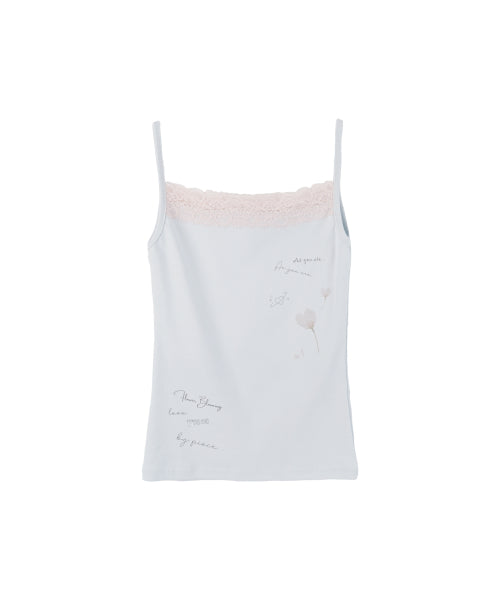 FLOWER LACE SLEEVELESS AS SHOWN