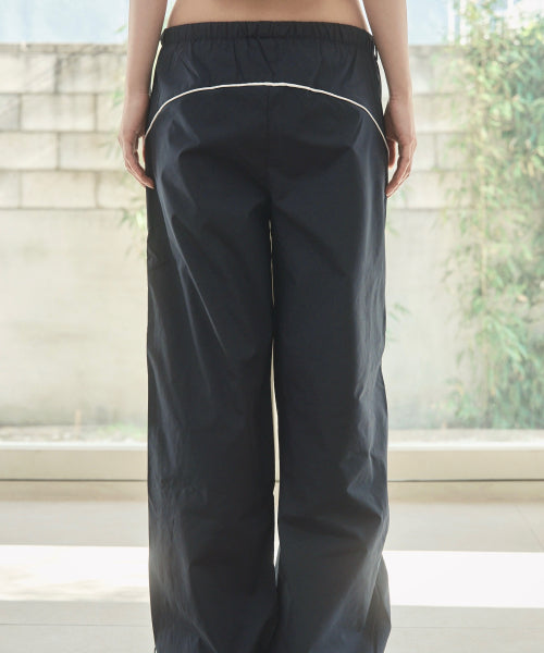 PIPE SIDE LINE TRACK PANTS - 2 COLORS NAVY