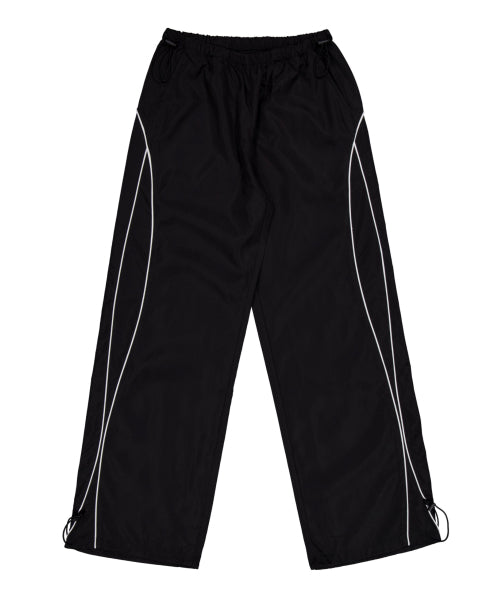 PIPE SIDE LINE TRACK PANTS - 2 COLORS BLACK