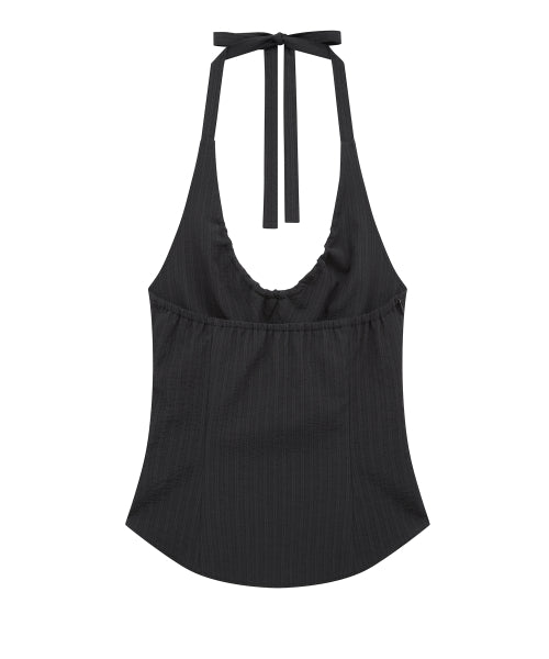 MIDNIGHT MOVE ST SHOULDER TOP - 3 COLORS BLACK