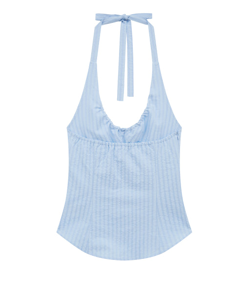 MIDNIGHT MOVE ST SHOULDER TOP - 3 COLORS BLUE