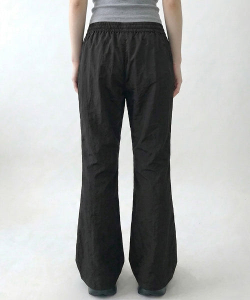 SHIRRING PANTS BLACK